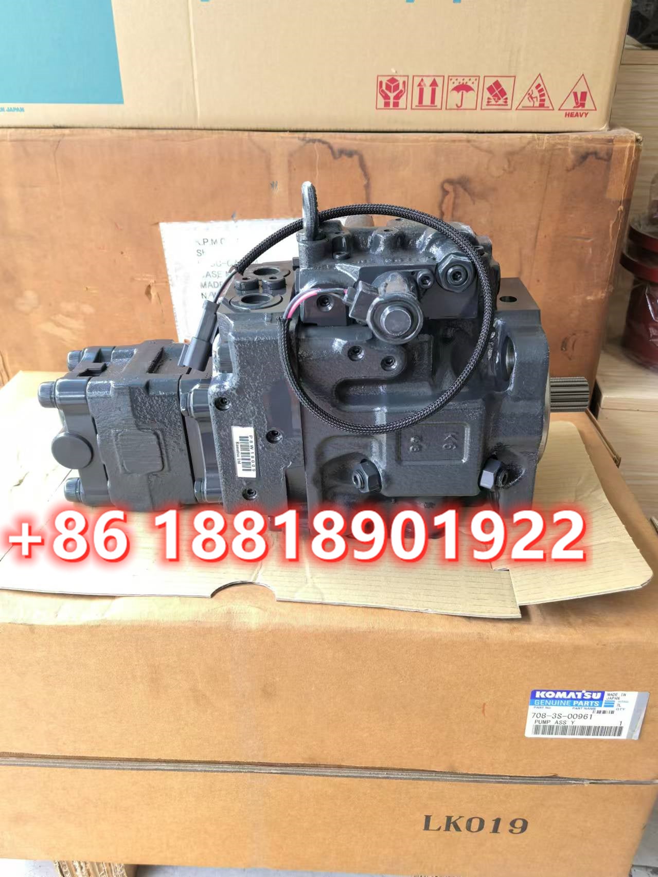708-3S-00411 Hydraulic Pump Assy for Komatsu PC58UU