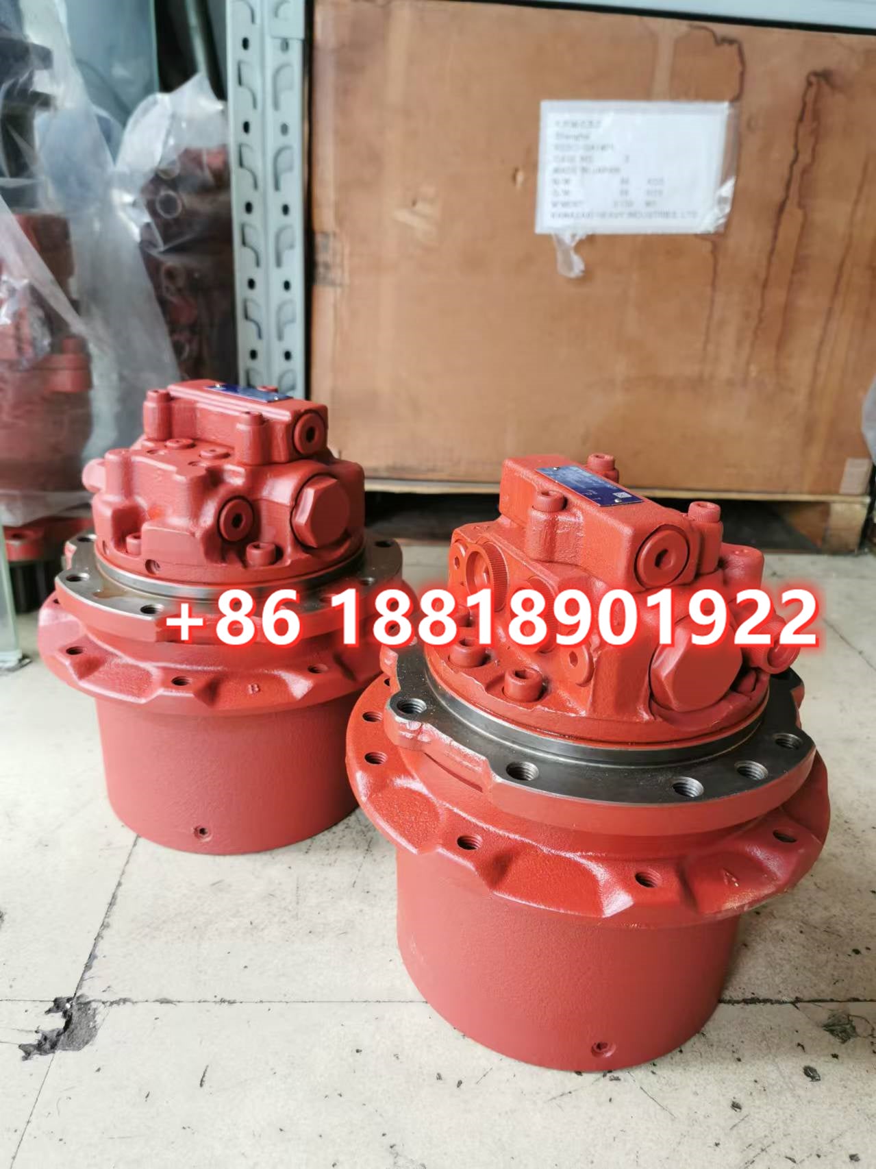 BCT-6698127 DX35Z Excavator Hydraulic Parts MAG-18V-350F-2 Final Drive KYB Travel Motor Genuine