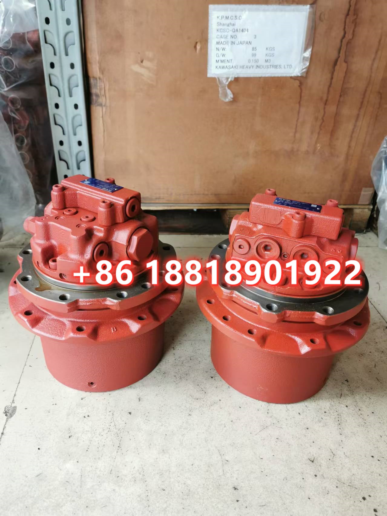 BCT-6698127 DX35Z Excavator Hydraulic Parts MAG-18V-350F-2 Final Drive KYB Travel Motor Genuine