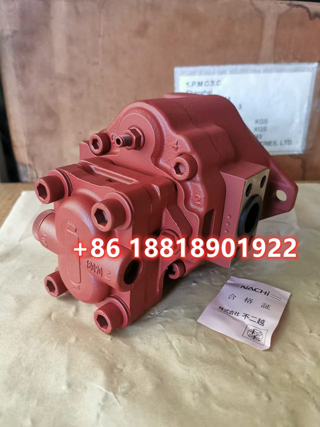 RG118-61110 Kubota KX41-2 hydraulic pump Mini excavator main pump Nachi PVD-00B-14P-5AG-4749A