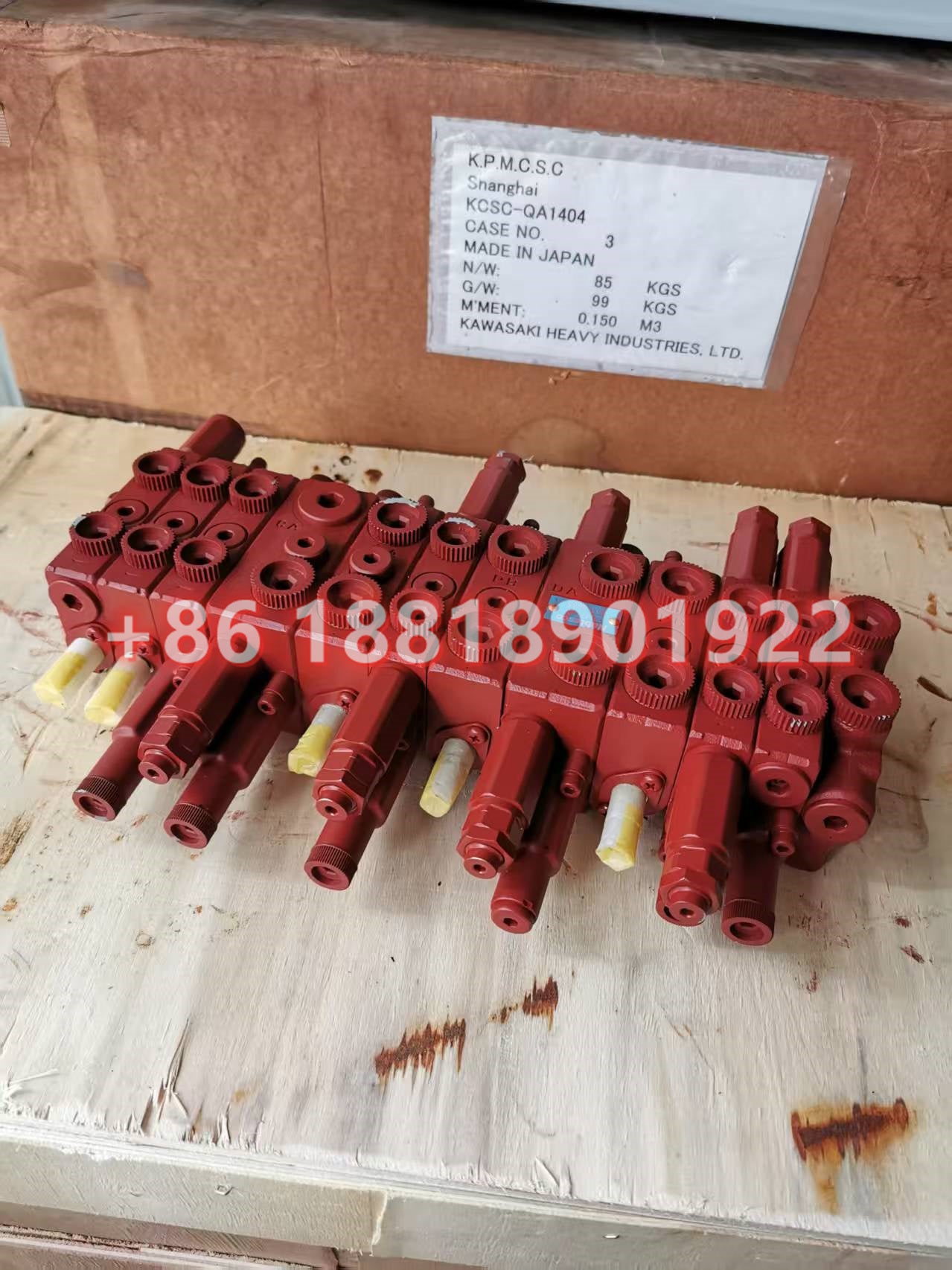 Kubota Genuine Excavator Hydraulic Control Valve RA228-61134 RA228-61132 RA228-61133 RB238-61134 RA228-61137