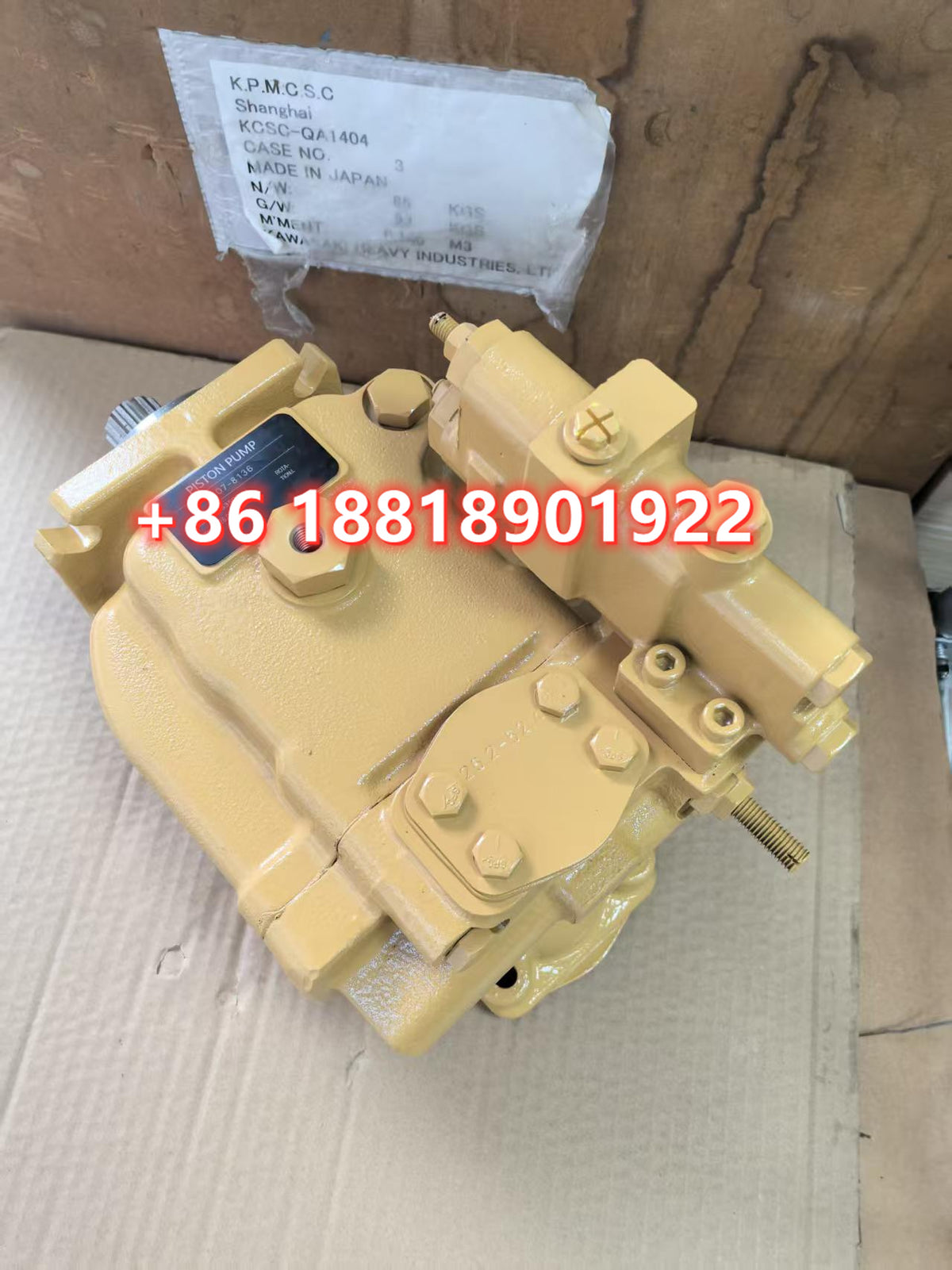 107-8136 Hydraulic Pump for Caterpillar D6M Crawler Dozer  Piston Pump Assembly